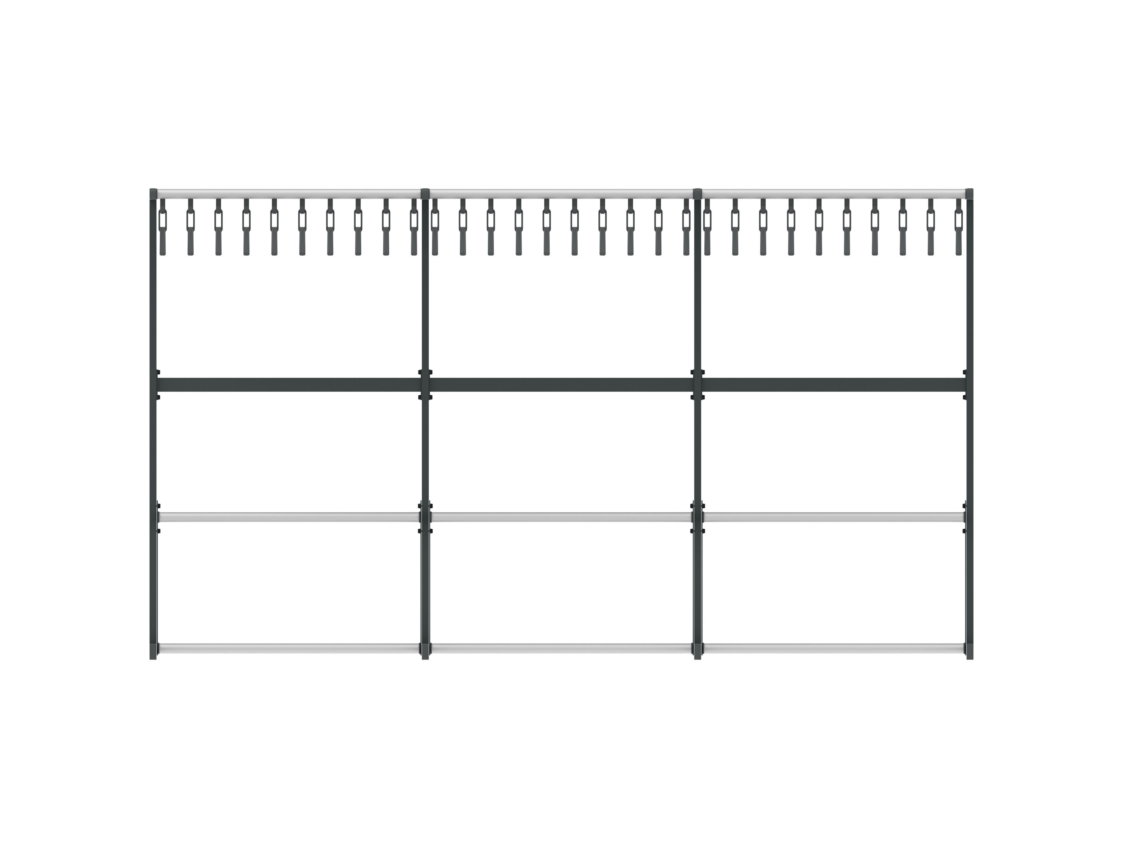 Стальная вешалка с порошковым покрытием с держателем зонта FUNCTIONALS Tertio ARCH-00106150 - Вид №6