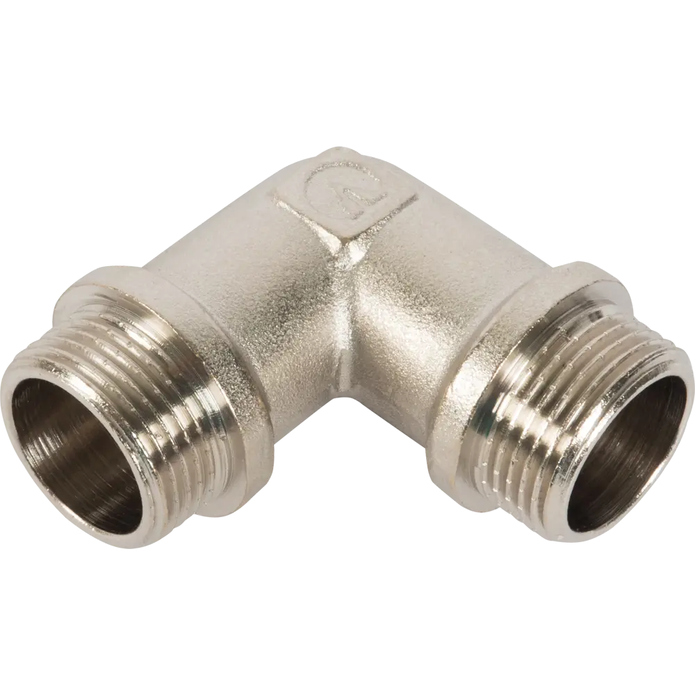 Угол Valtec наружная-наружная резьба 3/4" никелированная латунь VTr.093.N.0005 10506021 STLM-2001202 