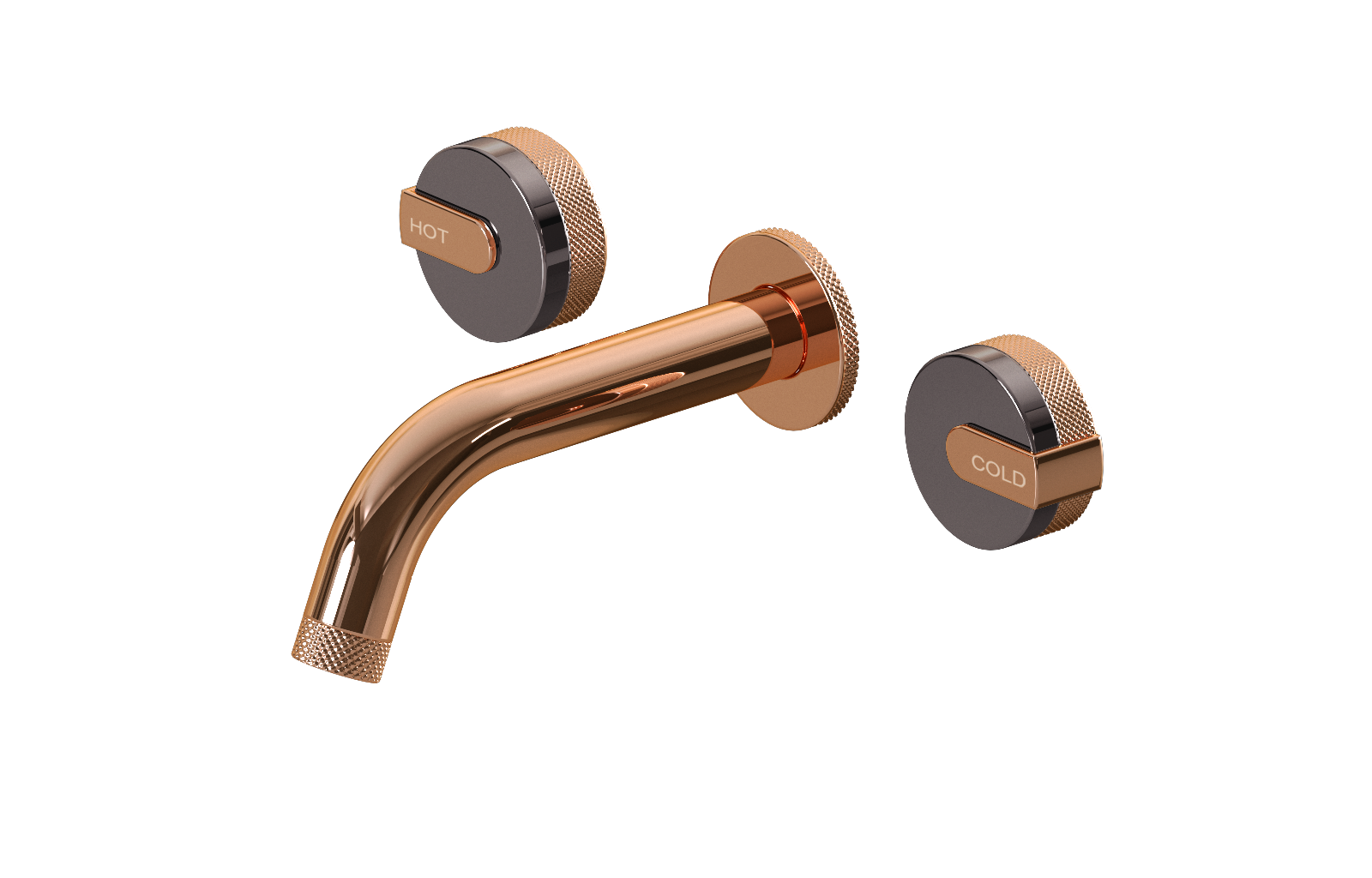 E-11530-R1OX-L1RG-RG Смеситель для умывальника из 19,1см носикем (внешняя часть) GRAFF MOD+