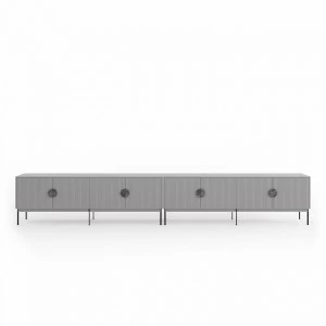 Тумба под телевизор светло-серая Alto BRAGIN DESIGN LIVING 00-3974639 Серый