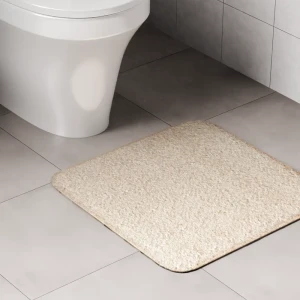 Коврик для туалета LEMER Havre - бежевый квадрат 50х50 см 89384887