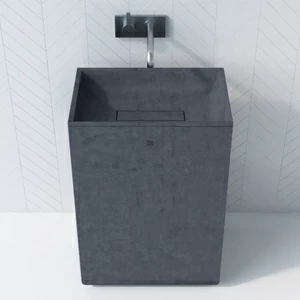 WB609GRAFIT Накладная раковина на столешницу  прямоугольная BetOn