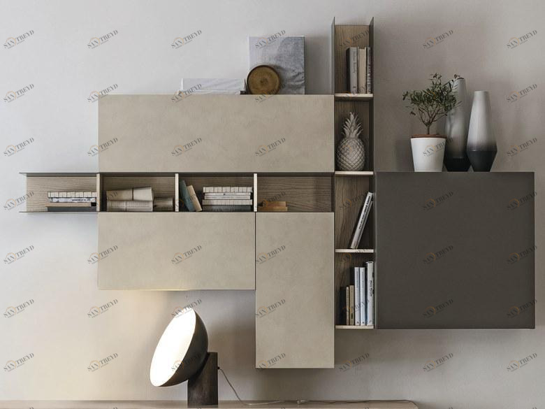 Gruppo Tomasella Стенка металлическая открытая с дверцей Raster sun-id-1393351