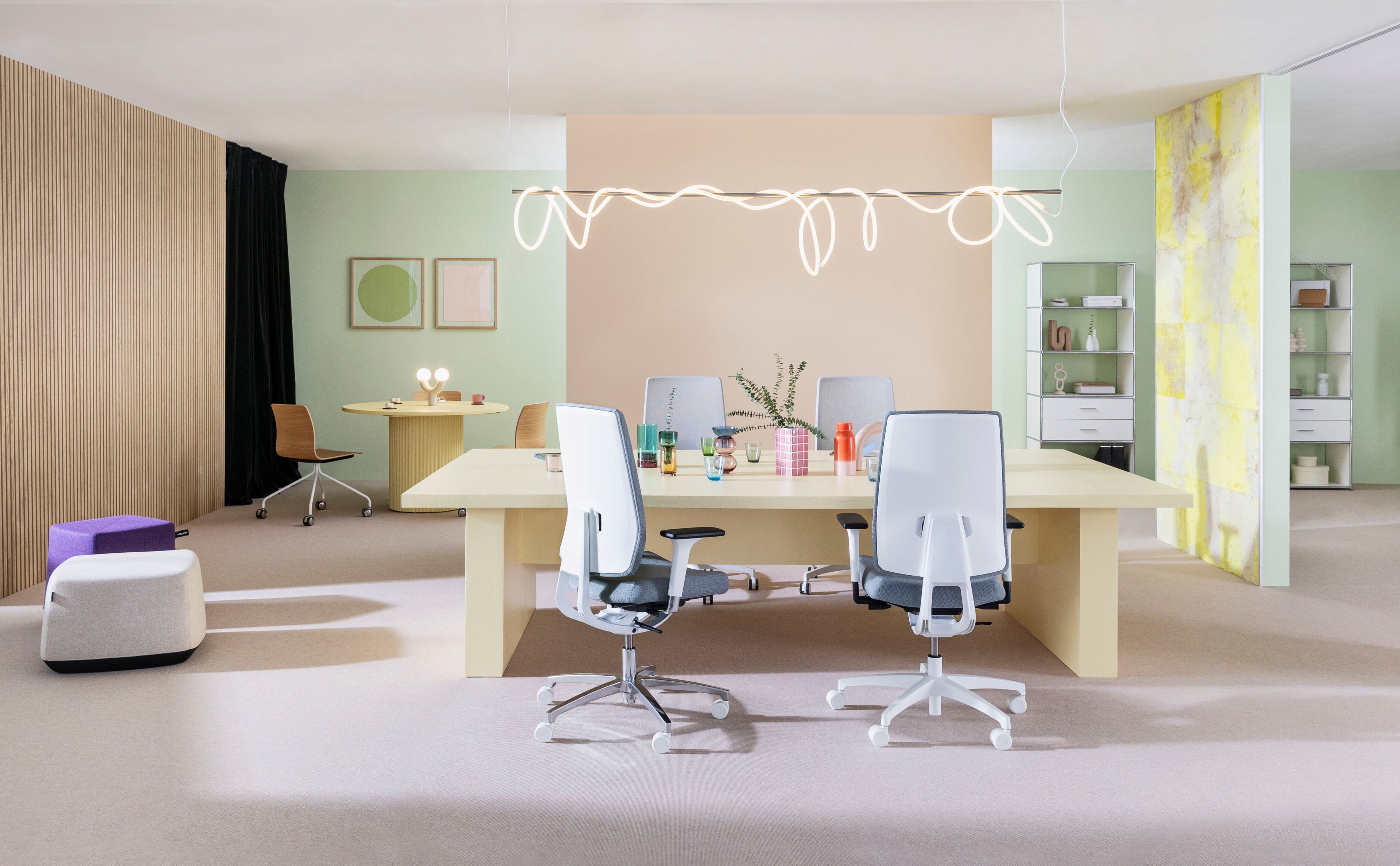 Офисное кресло с высокой спинкой Dauphin Indeed Automatic ARCH-00149804 - Вид №3