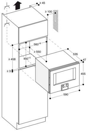 Gaggenau Комбинированная микроволновая печь Serie 400 Bm454100 - Вид №3
