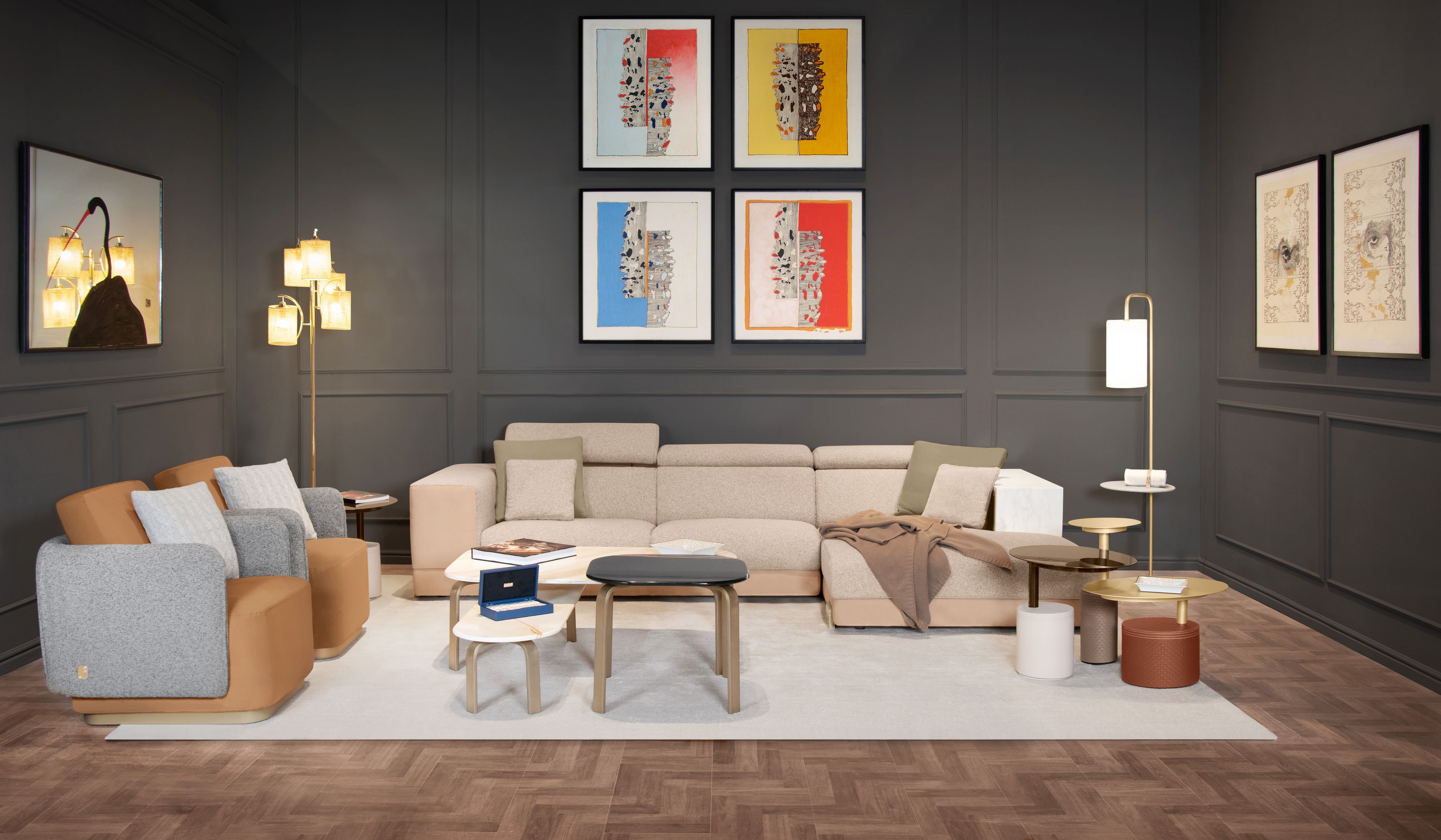 Круглый металлический журнальный столик для гостиной Formitalia TAG ARCH-00064053 - Вид №3