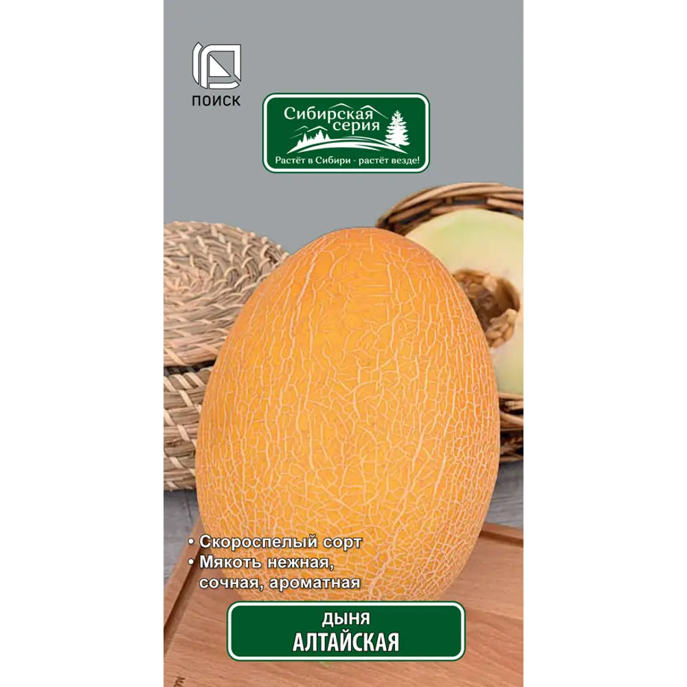 Дыня «Алтайская» от ПОИСК — сибирский скороспелый сорт 18358684 STLM-0010501
