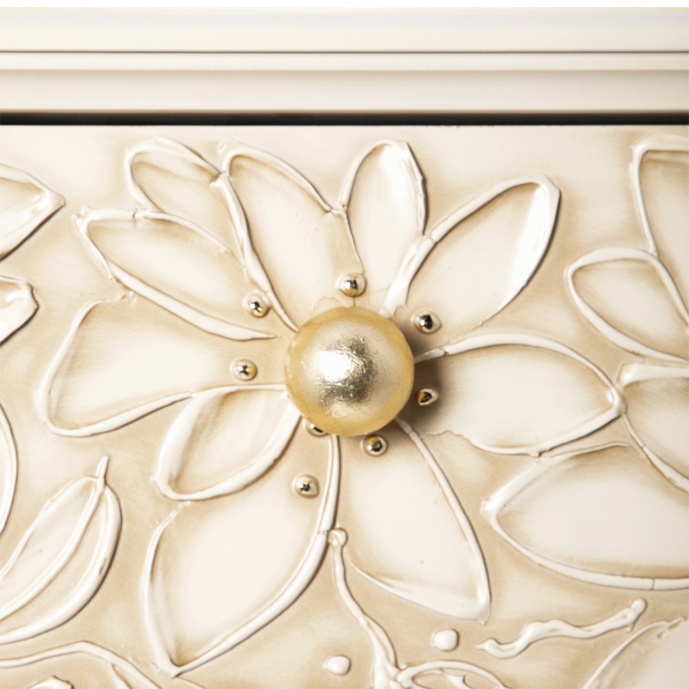 11618 Тумба для обуви Терра-4 (с 4-мя ящиками) Айвори Мраморное золото BOGACHO 4627196590472 - Вид №6