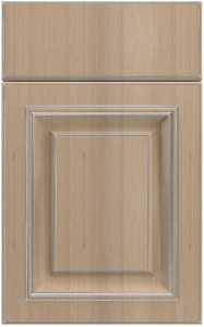 Фасады для кухни Патина Фрезеровка «Валентино+» Акация светлая №90