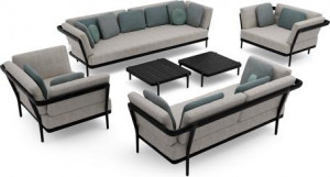 Concept 4 teak nero черный Manutti Flex