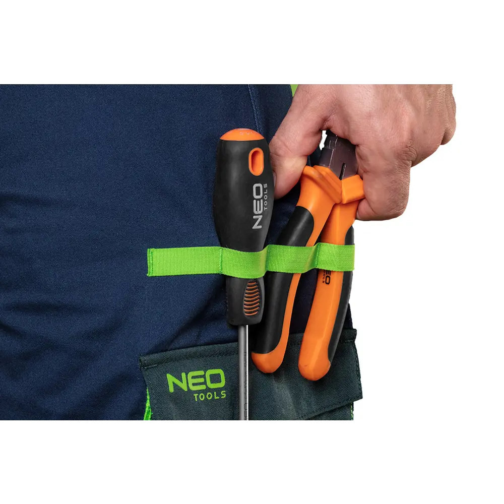 Шорты Neo Tools Premium темно-синие/зеленые размер XXL рост 187-190 83304044 STLM-2085262  - Вид №1