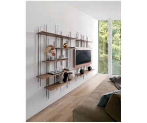 Книжный шкаф / шкаф для телевизора из металла и дерева