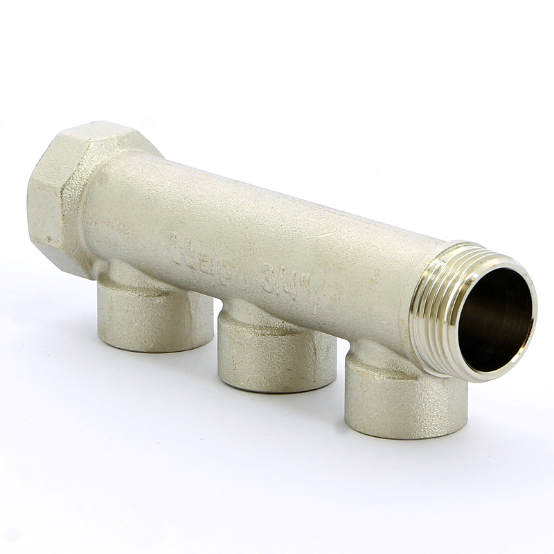 Коллектор НВ 3/4" никелированный ITAP 3 выхода 1/2"В 38мм 450343 - Вид №2