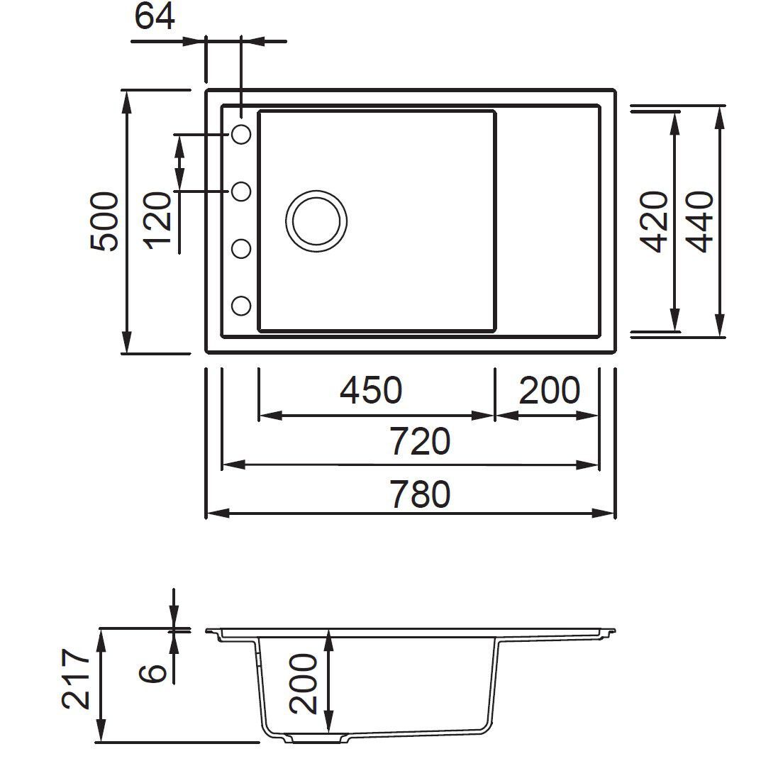 Lavello workstation in Keratek Elleci SINTESI ARCH-00054444 - Вид №4