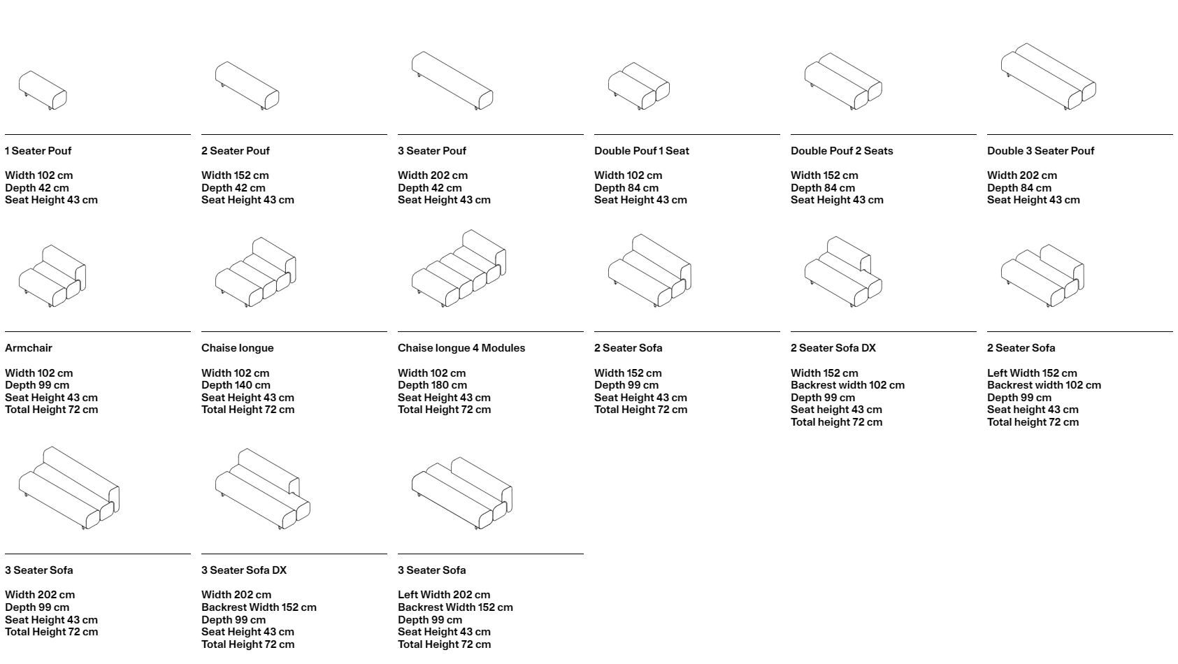Модульный тканевый диван Desalto Unlimited ARCH-00086167 - Вид №14