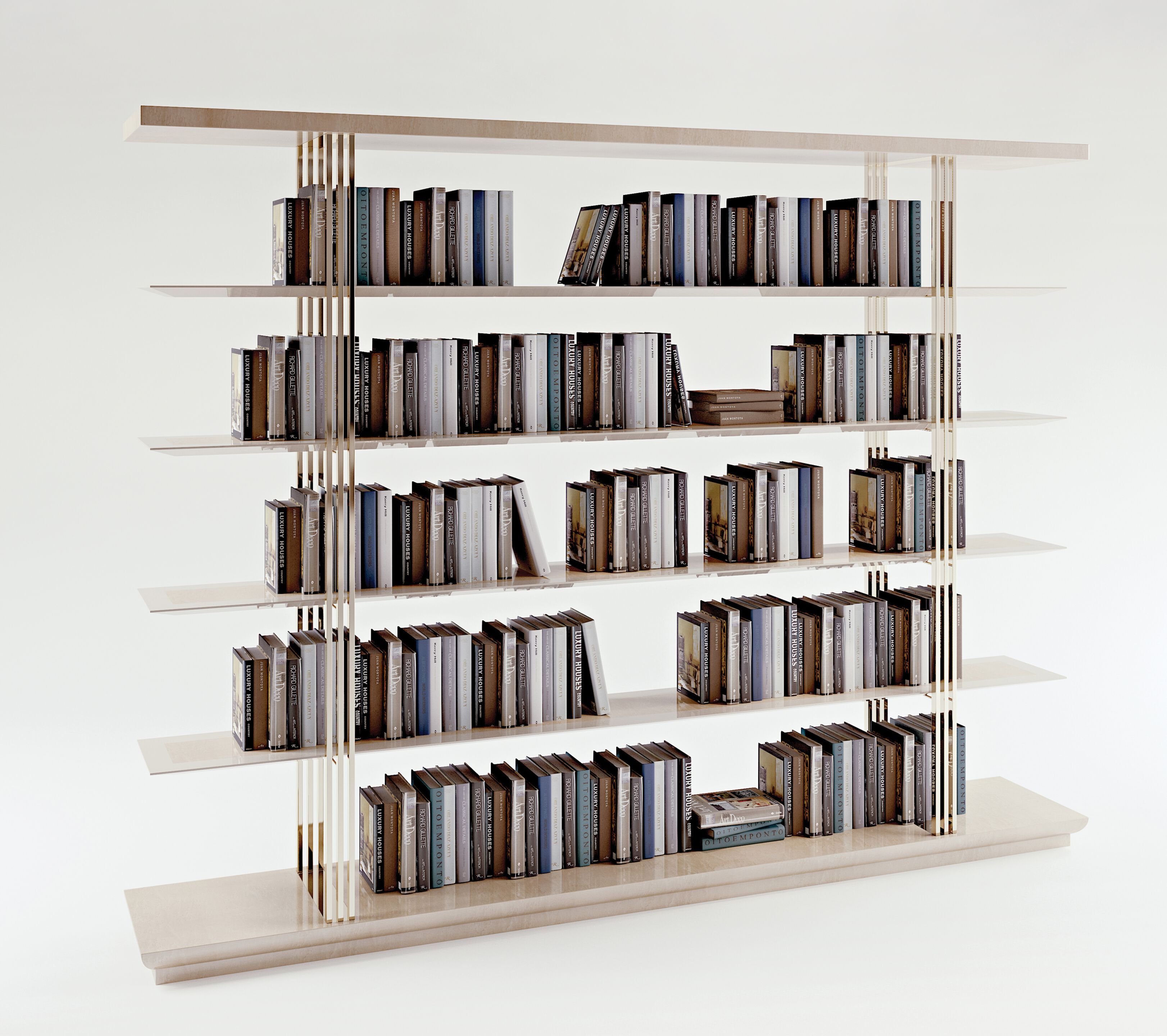 Двухсторонний книжный шкаф Bizzotto Italia Симфония – бесконечность ARCH-00119378 - Вид №1