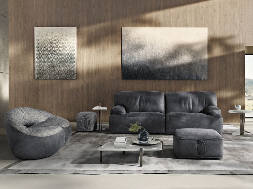 3-местный диван из нубука Max Divani NUVOLA ARCH-00151914 - Вид №5