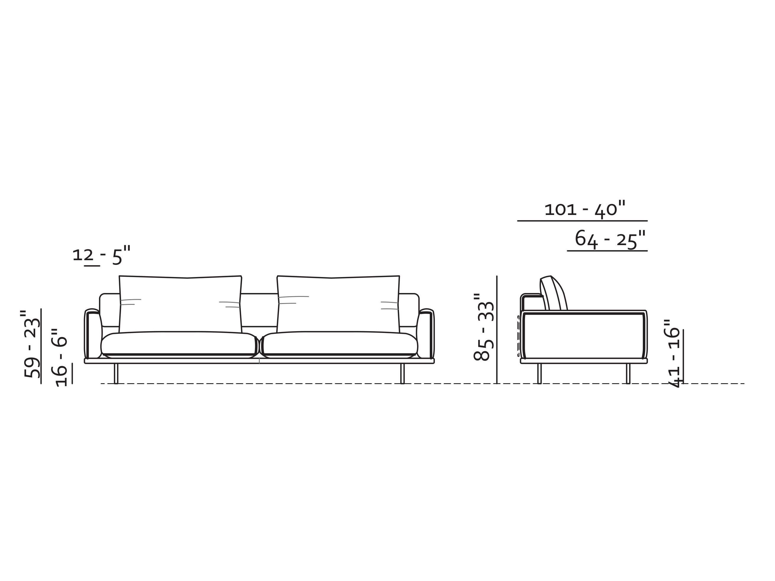 Угловой диван из ткани Max Divani PERCY ARCH-00070992 - Вид №7
