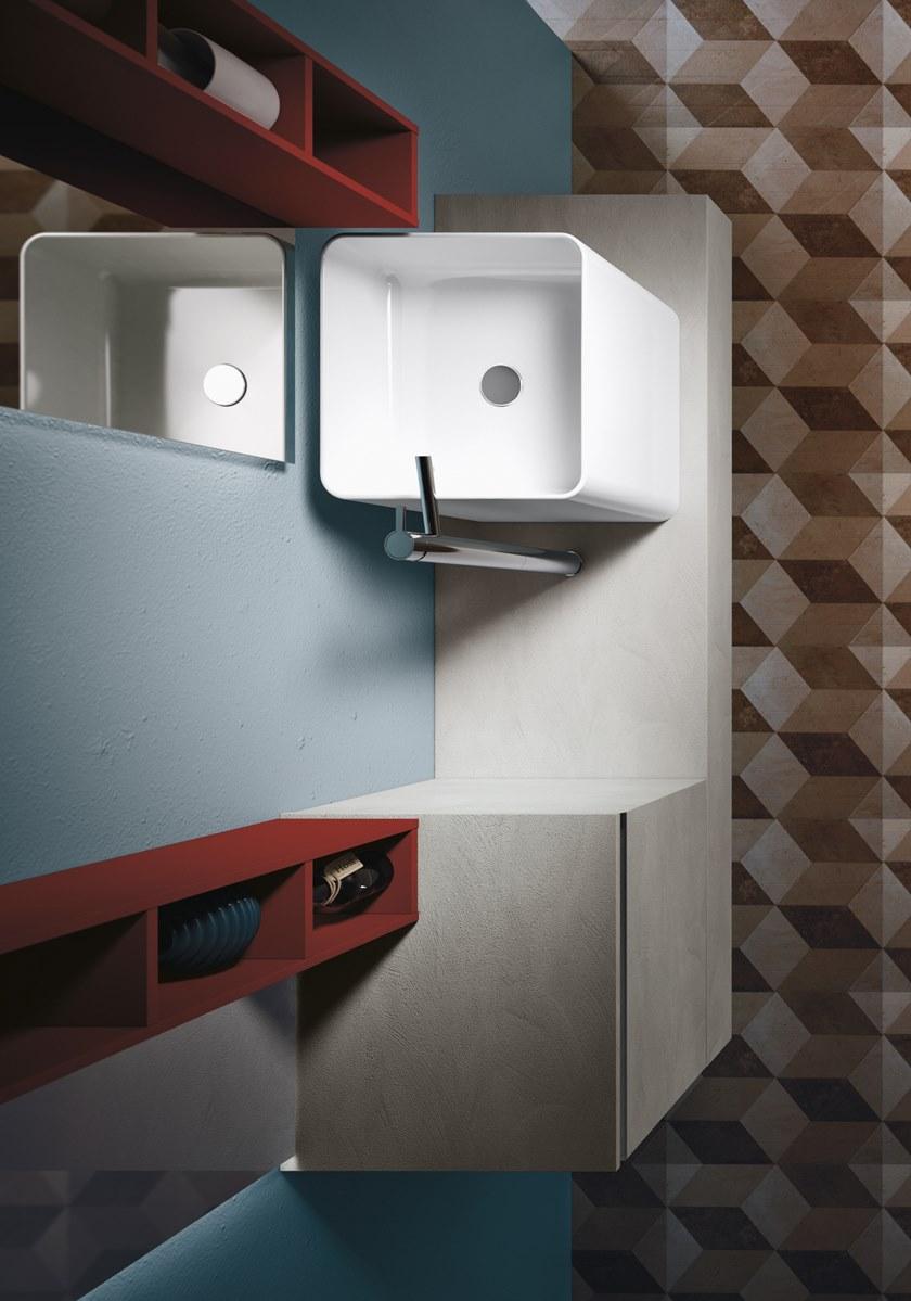 Gruppo Geromin Подвесная тумба под умывальник с ящиками Change sun-id-1345812 - Вид №2