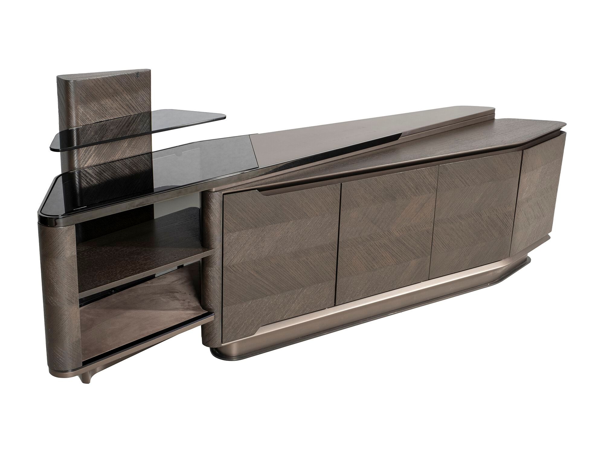 Деревянный шкаф с распашными дверями Zebrano Gioia ARCH-00050697 - Вид №1