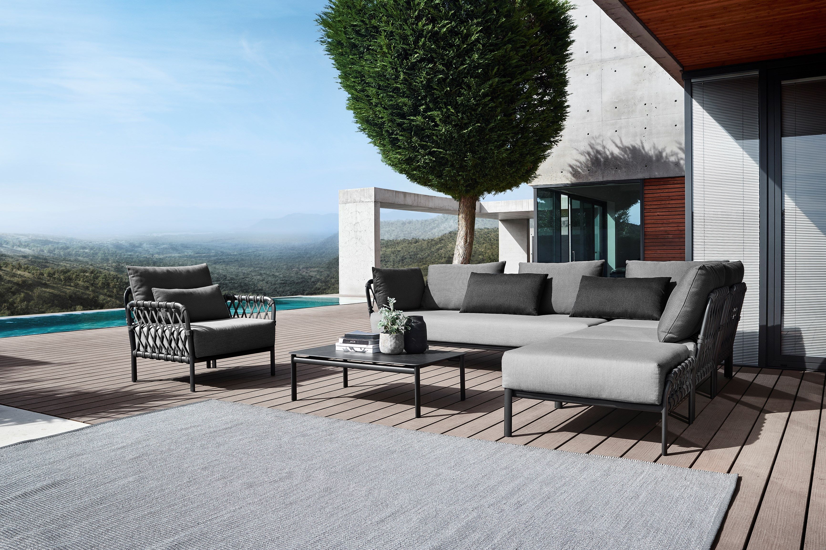 Угловой садовый диван solpuri дорогой ARCH-00039240 - Вид №7