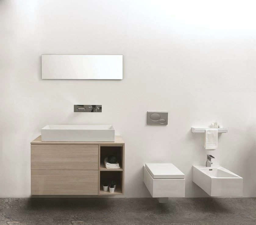 GSG Ceramic Design Подвесной деревянный туалетный столик с ящиками  Mole200fr  - Вид №2