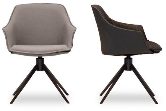 MOBLIBERICA Вращающееся кресло с тканевой обивкой и подлокотниками Kedua sun-id-1445218 - Вид №1