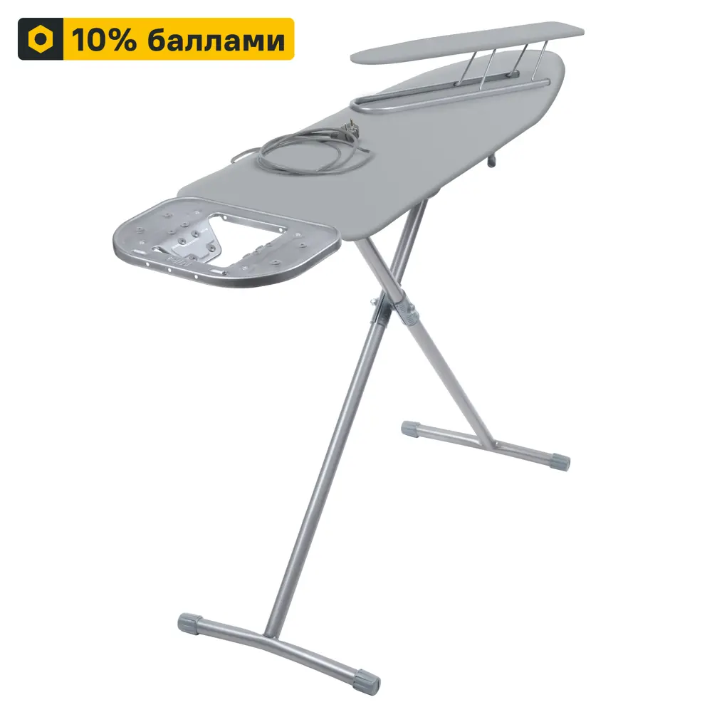 Гладильная доска Nika Compact Pro с розеткой и перфорированной поверхностью 89360246 STLM-0976220