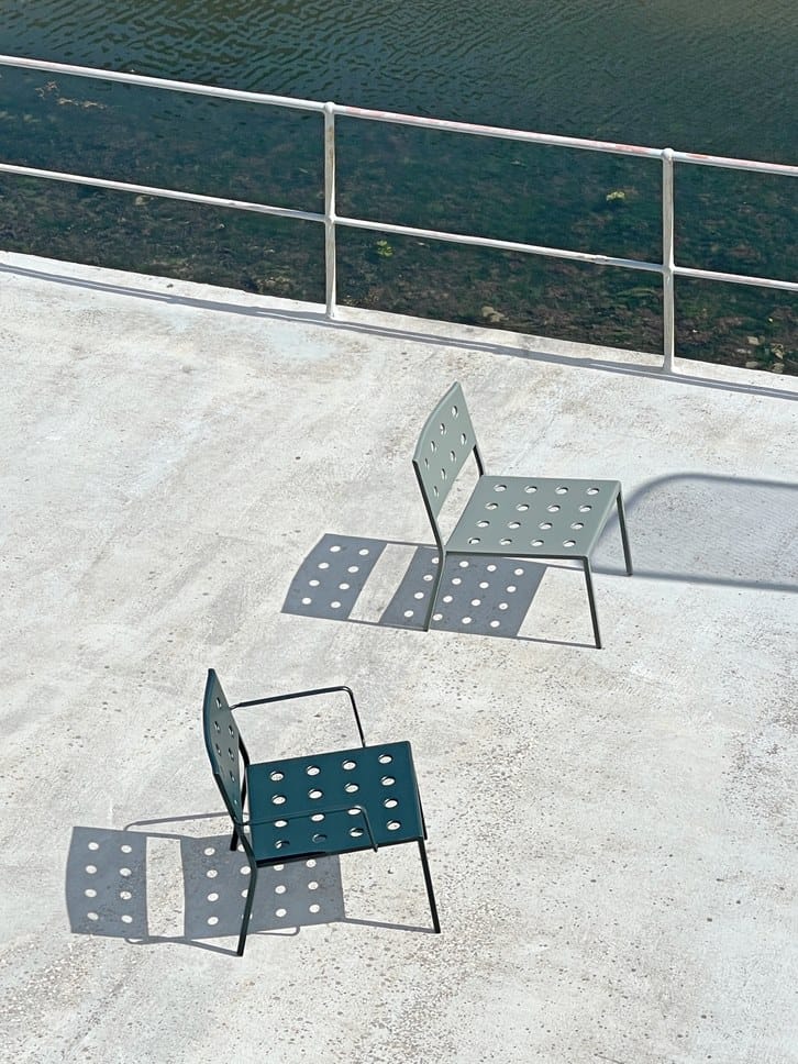 Стул для сада с порошковым покрытием с подлокотниками Hay балкон ARCH-00052849 - Вид №5