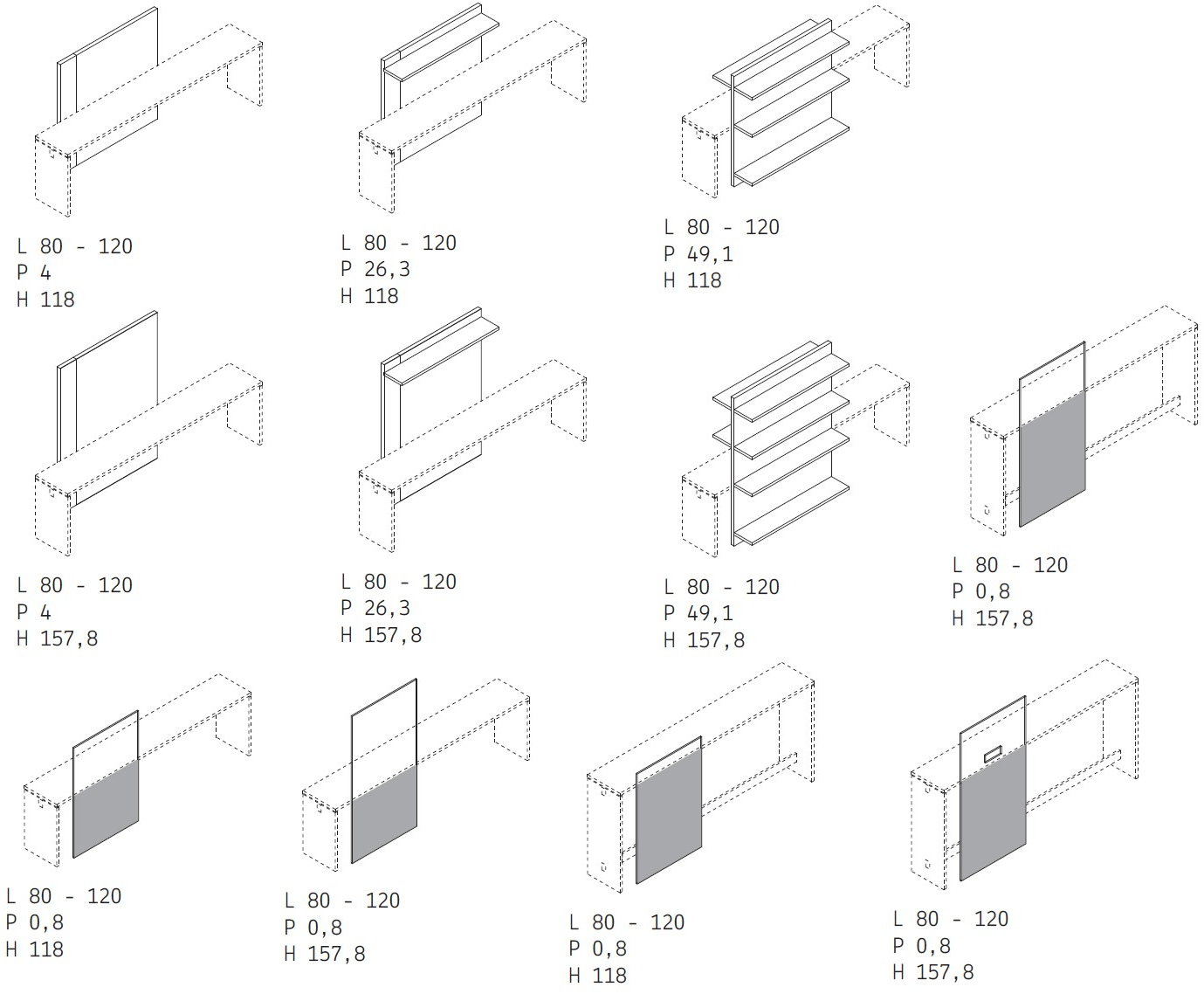 Citterio Стойка администратора с акустическими панелями Bridge sun-id-1453669 - Вид №4