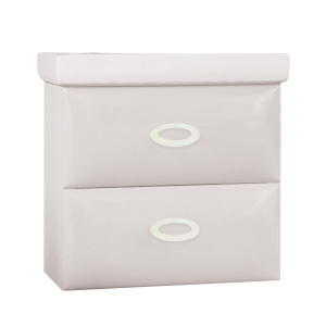 У69560 Тумба Arrondi 60П 2в.я. White 1 Marka Art