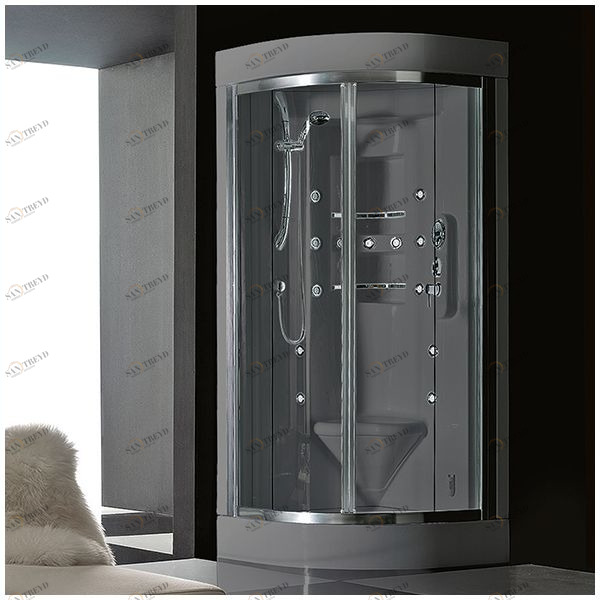 Душевая кабина Gruppo treesse Acquazzurra 90 STB-B7597D-SE белая с гидромассажем угловая правая STBB7597DSE