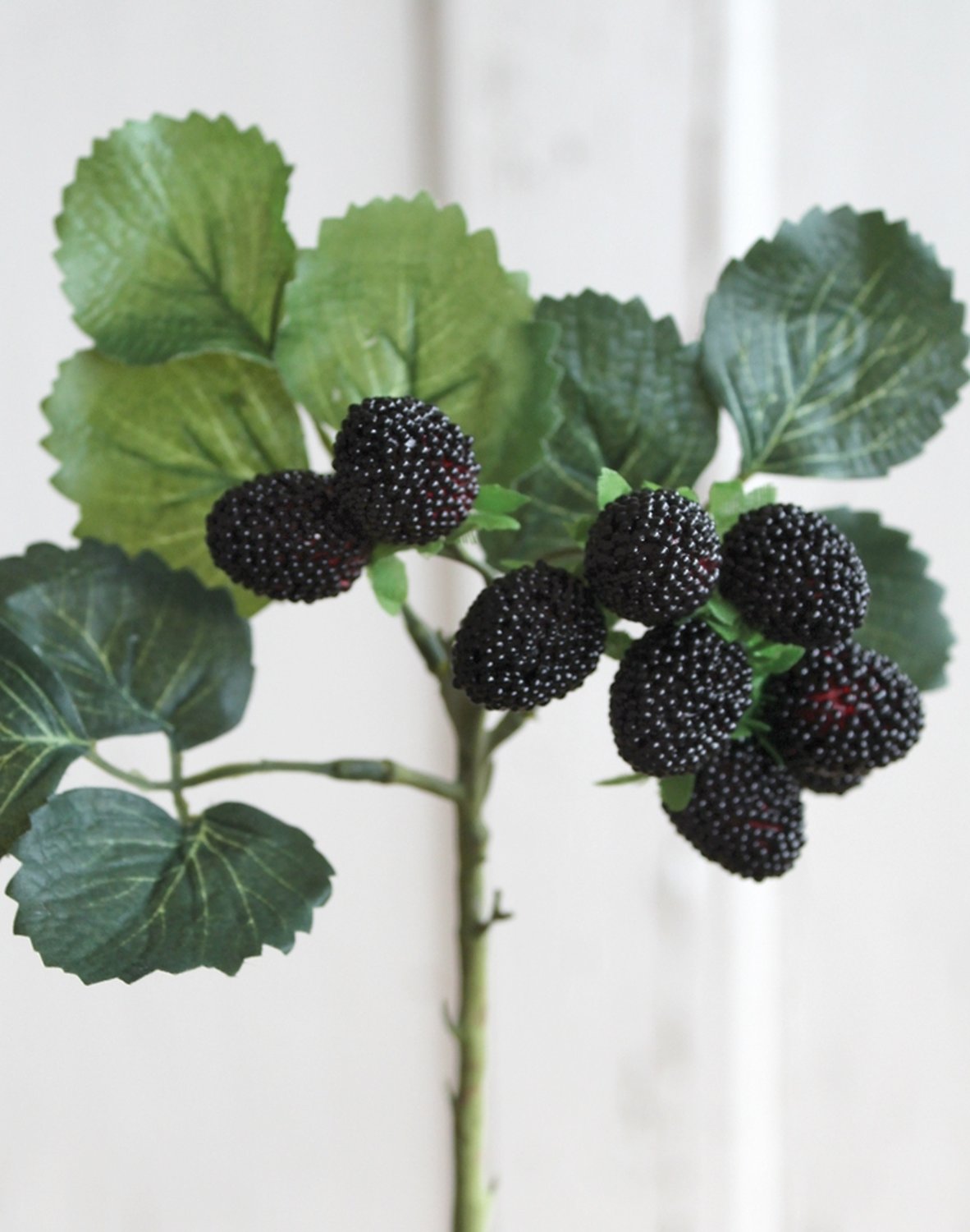 5449 492 a3 Искусственный спрей тутового дерева, 27 см, бордово-черный H-andreas  - Вид №1