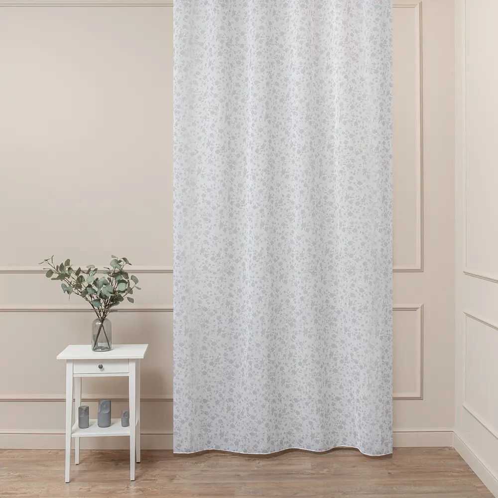 Тюль 1 м/п Цветы лен 280 см цвет белый TEX REPUBLIC STLM-2037982 - Вид №5