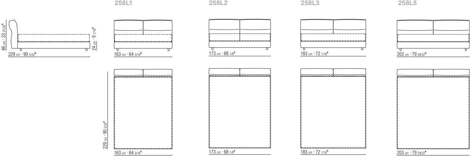 Flexform Контейнер с двойной обивкой из ткани Newbridge sun-id-1420270 - Вид №3
