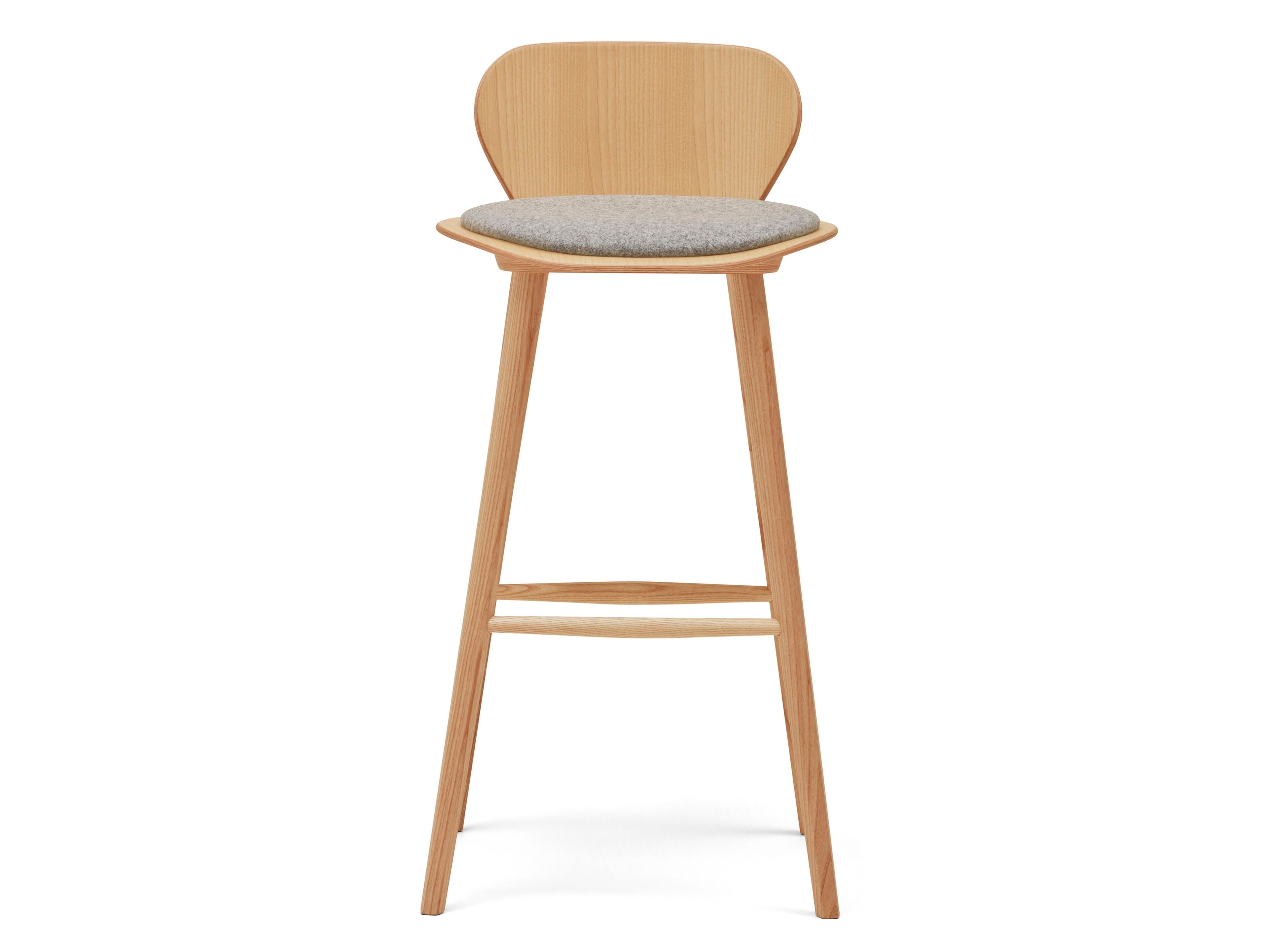 Высокий стул из ясеня с мягким сиденьем Billiani Edelweiss ARCH-00149935