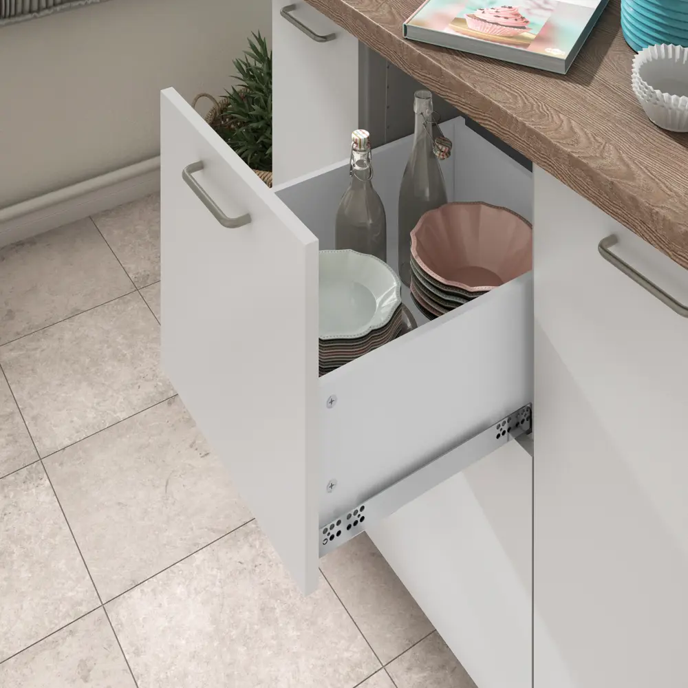 Выдвижной ящик Delinia для кухни 35.2×17.7×51.1 см серый ЛДСП 82169300 STLM-0021003 - Вид №2