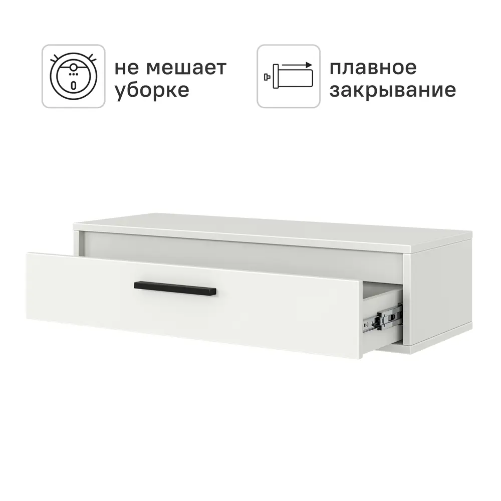 Консоль Лион 80x20x30 см ЛДСП цвет белый 89428046 STLM-2029594 Santreyd  - Вид №2