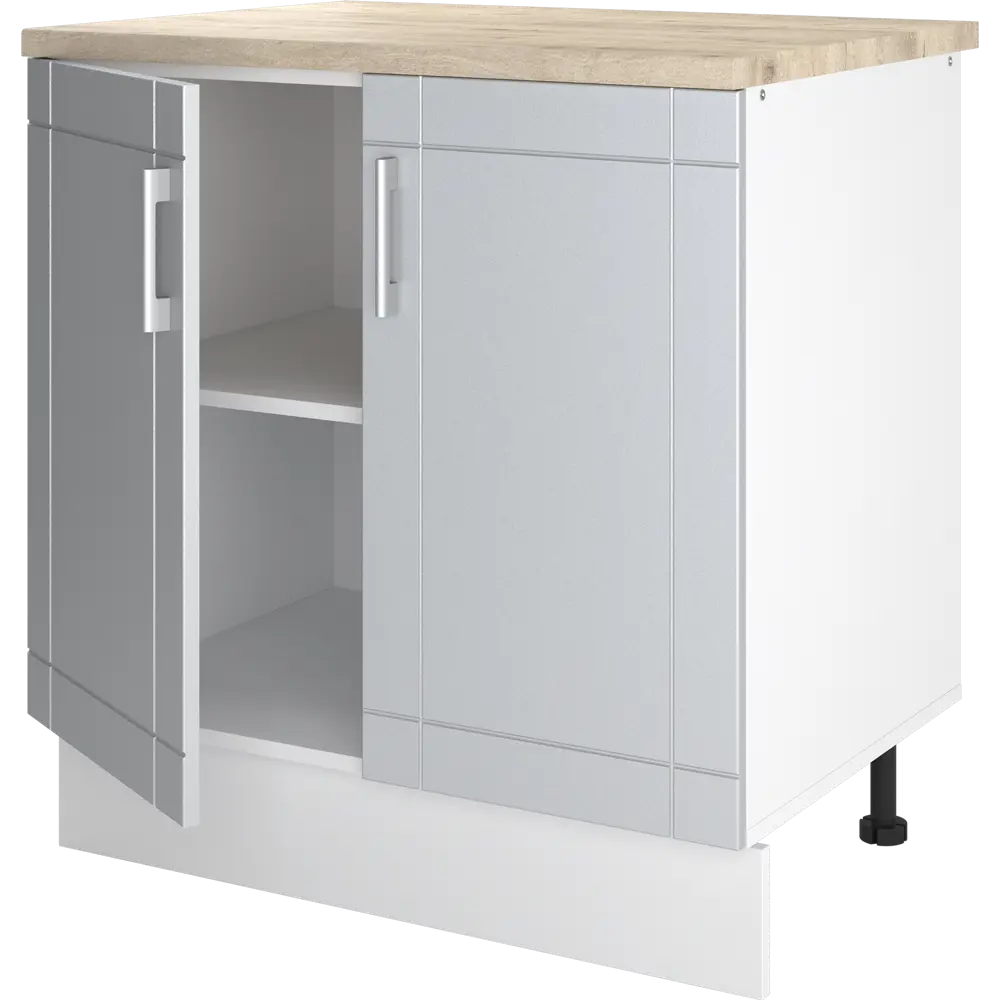 Шкаф напольный Тортора-4 80x86x60 см ЛДСП цвет серый 82560356 STLM-2099955 Santreyd - Вид №1