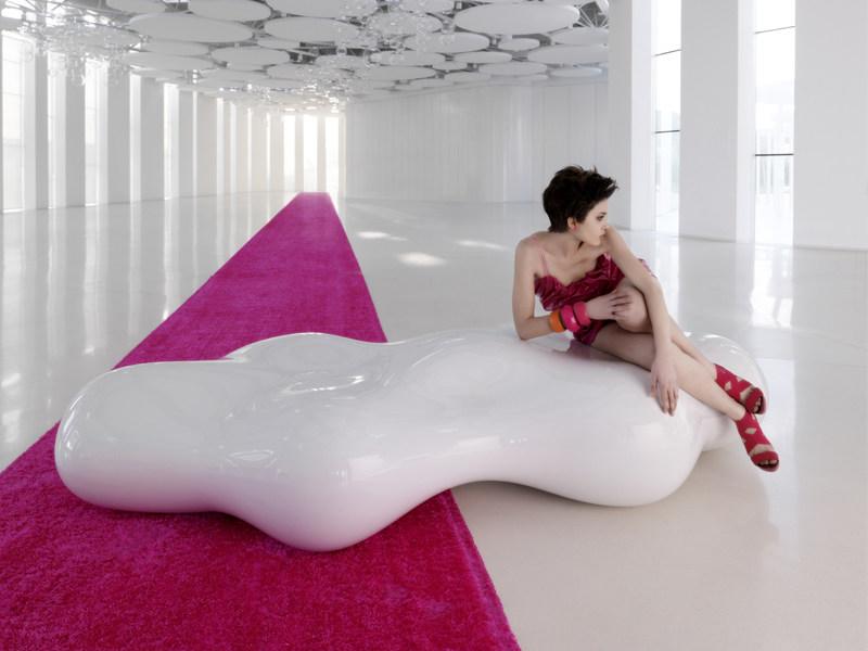 VONDOM Садовая скамейка Lava sun-id-1464236 - Вид №2