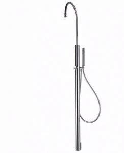 tender rain Настенная душевая стойка из латуни с ручным душем