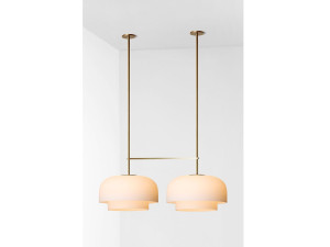 Стеклянный подвесной светильник