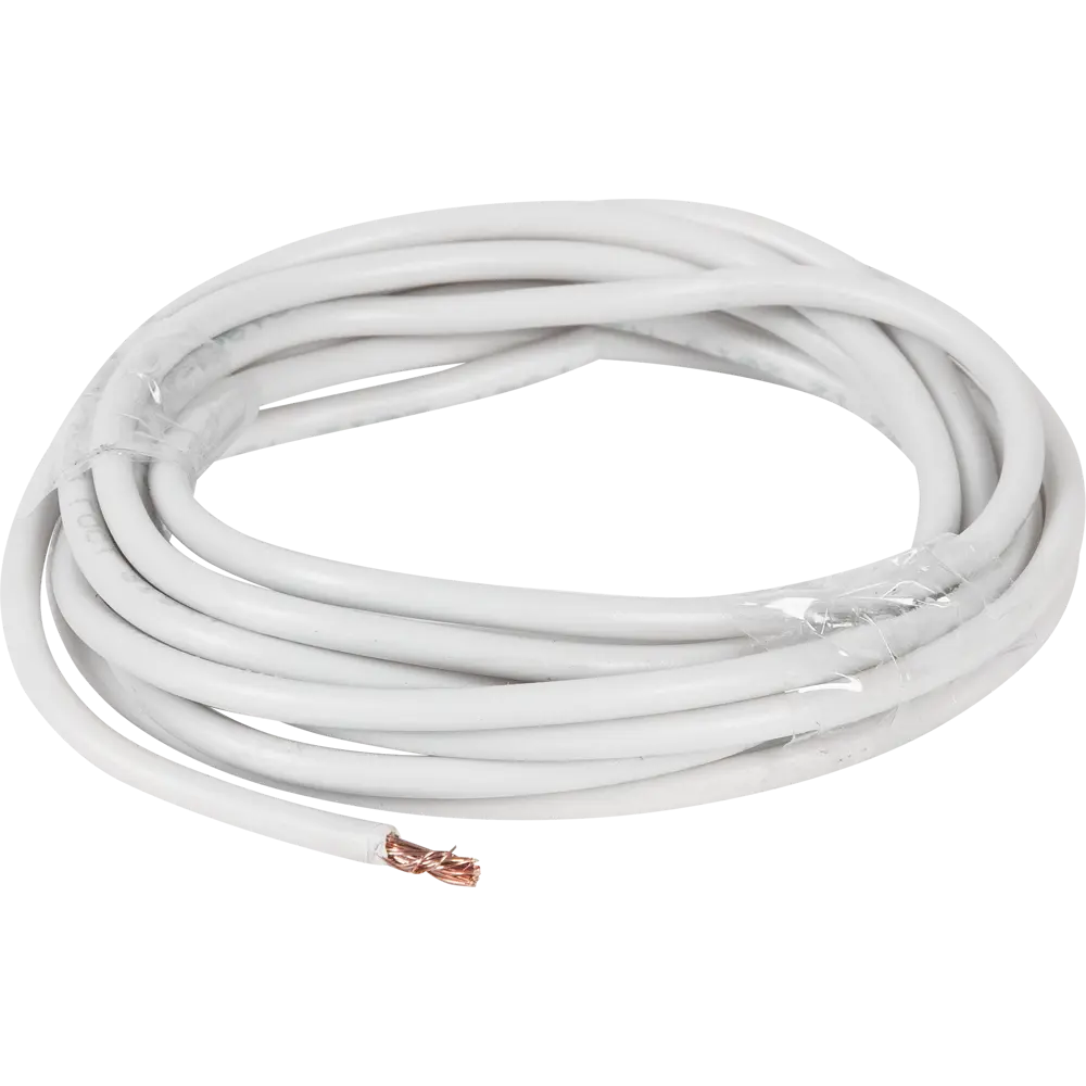 Провод Ореол ПУГВ 1x6 мм на отрез ГОСТ цвет белый STLM-2027009 - Вид №1