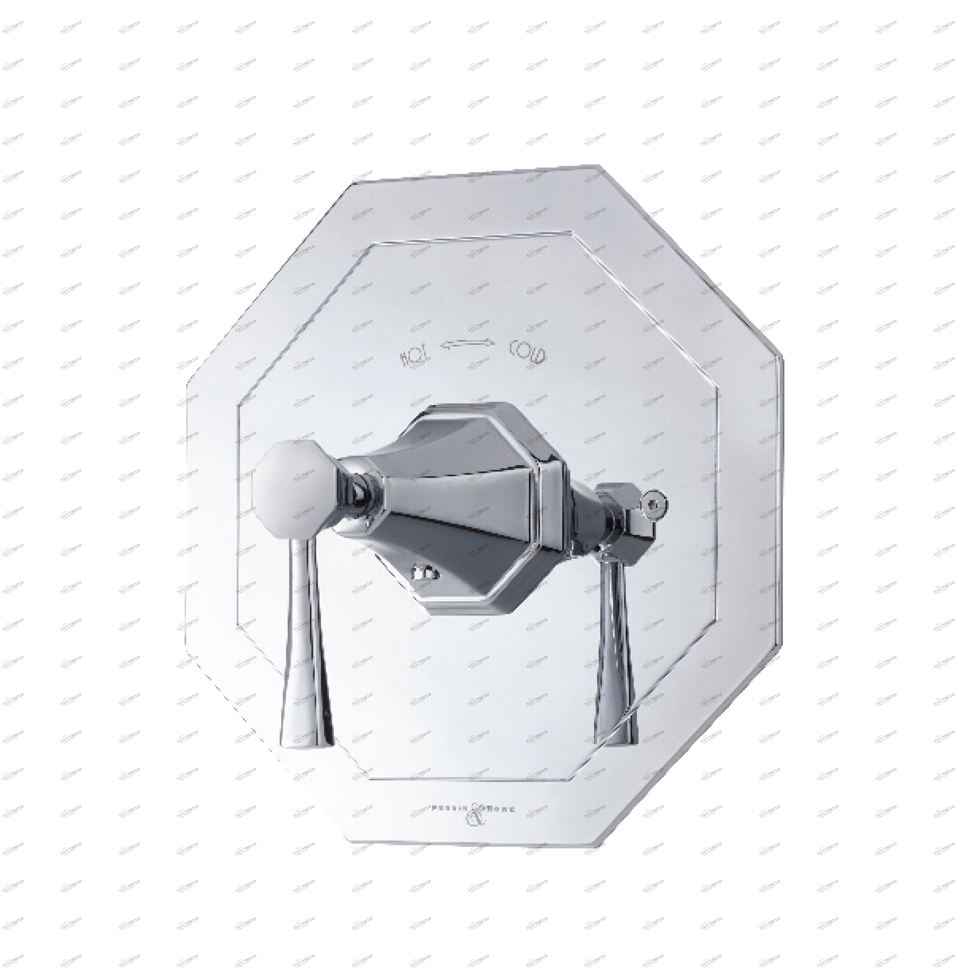 Traditional bathrooms АРТ ДЕКО Смеситель для душа с термостатом с рычагом Pr5157.bn 