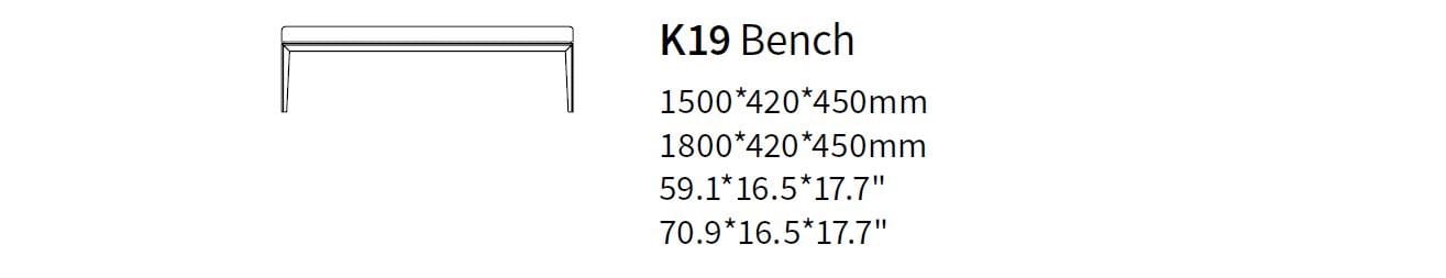 Мягкая скамейка из ткани HC28 maison театр ARCH-00042433 - Вид №2