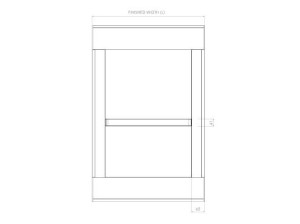 Горизонтальная рулонная занавеска с двойным мусорным баком с приводом от двигателя