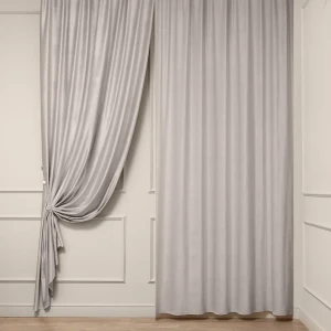 Ткань 1 п/м бархат Bellissimo 300 см 280 г/м² цвет макиато 89462528 STLM-2163461
