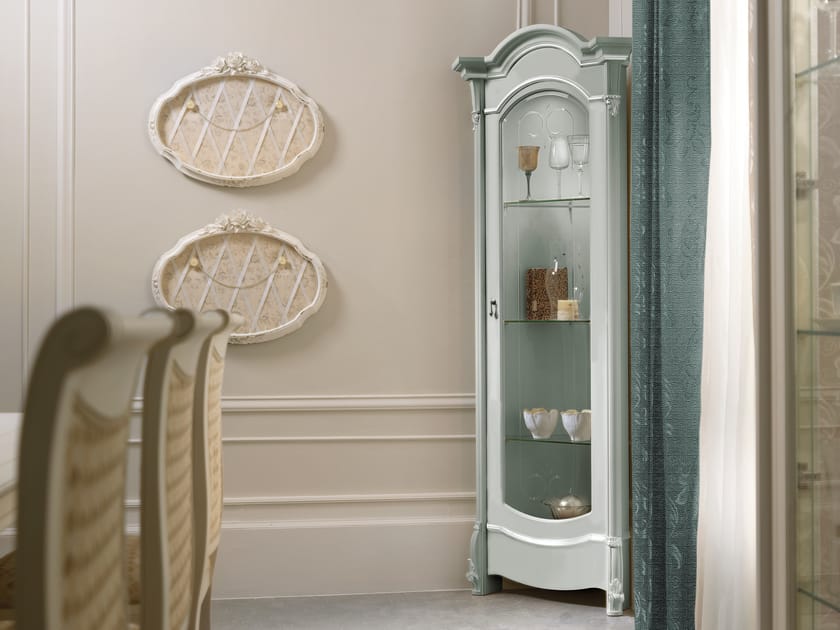 Деревянная угловая витрина со встроенным освещением CASA +39 Gold ARCH-00067908