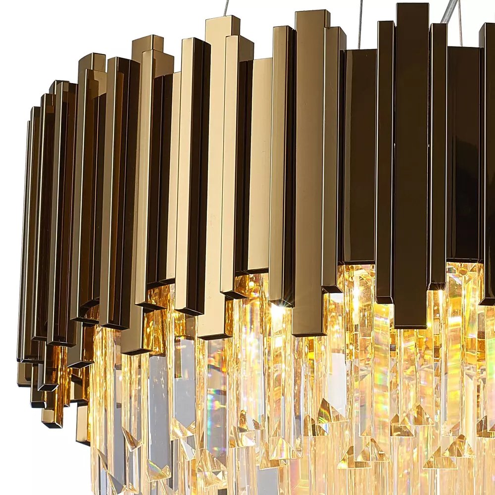 Подвесной светильник Barclay L7 от Delight Collection A006 L7 DELIGHT COLLECTION ДИЗАЙНЕРСКИЕ 243920 Прозрачный;золото  - Вид №1