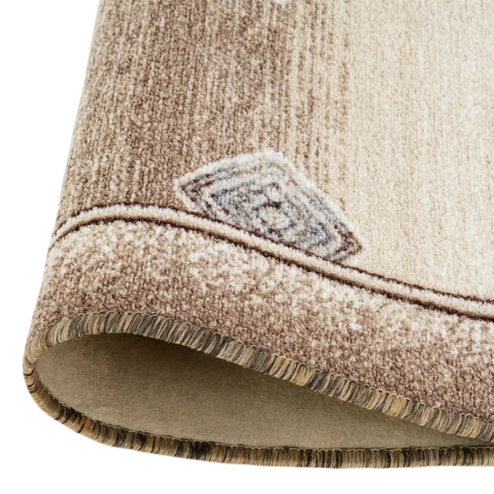 Дорожка ковровая «Баро» 1 м, цвет бежевый ВИТЕБСКИЕ КОВРЫ STLM-2151297 - Вид №2